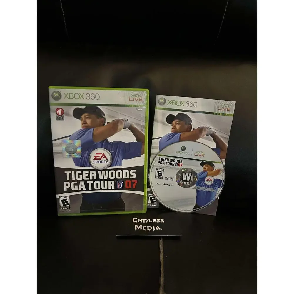 Tiger Woods 2007 Microsoft Xbox 360 CIB Video Game